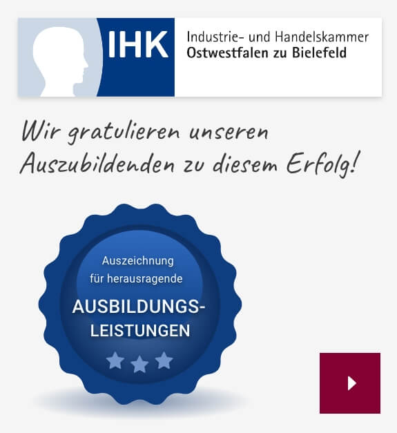 IHK Auszeichnung IHK Auszeichnung
