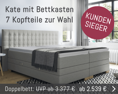 Boxspringbett Kate mit Bettkasten