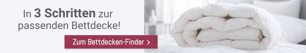 Die passende Bettdecke finden