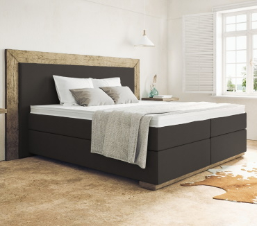 Boxspringbett in Braun