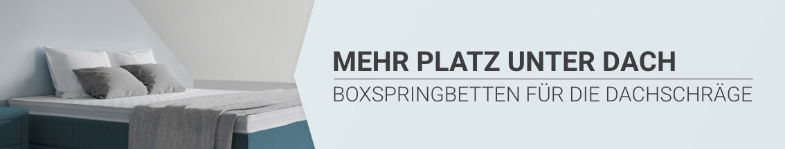 Boxspringbett für Dachschräge