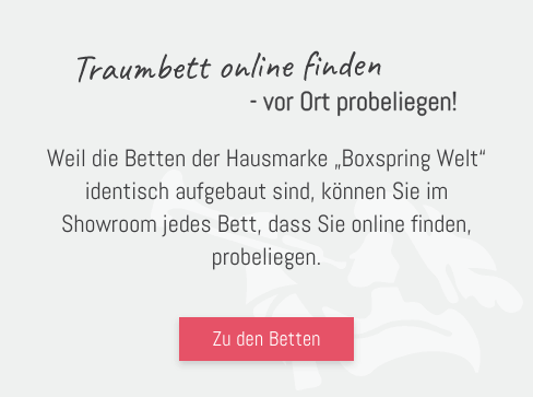 Traumbett - Probeliegen