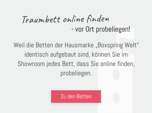 Traumbett - Probeliegen