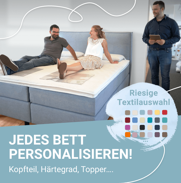 Boxspringbett personalisieren