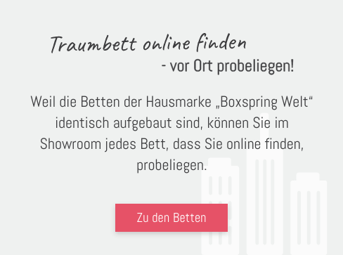 Traumbett - Probeliegen