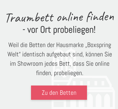 Traumbett - Probeliegen