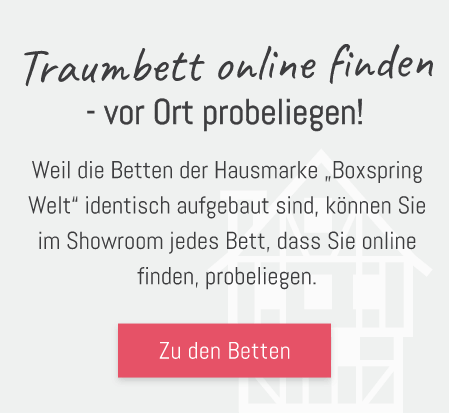 Traumbett - Probeliegen