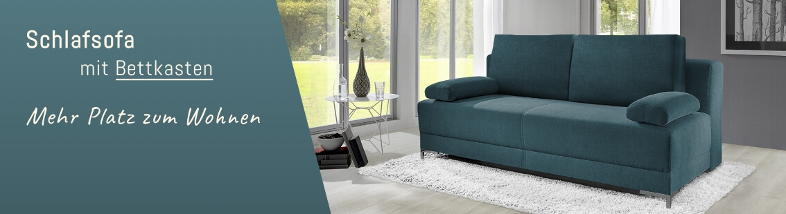 Schlafcouch mit Bettkasten